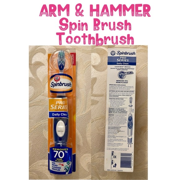 Arm & Hammer Spinbrush Pro Series powered toothbrush in Blue Medium Brand New - Picture 1 of 5